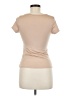 Shein Tan Short Sleeve T-Shirt Size 6 - photo 2