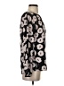 Ann Taylor LOFT 100% Polyester Floral Multi Color Black Long Sleeve Blouse Size XS - photo 4