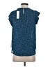 Alice Blue 100% Polyester Stars Blue Short Sleeve Blouse Size XS - photo 2