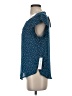 Alice Blue 100% Polyester Stars Blue Short Sleeve Blouse Size XS - photo 5