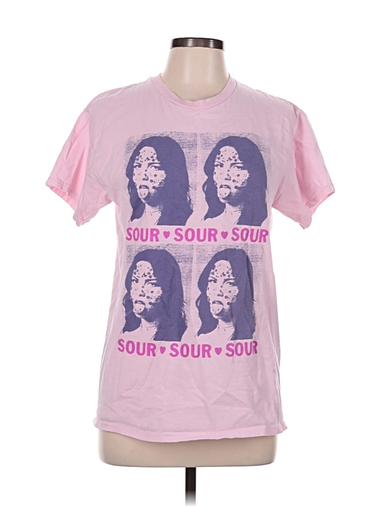 Pre-owned Assorted Brands Short Sleeve T-shirt In Pink