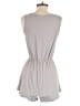Unbranded 100% Polyester Solid Gray Romper Size XS - photo 2