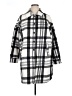 Miss Posh Plaid Gray Coat Size 1X - photo 1