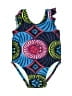 Tea Graphic Blue One Piece Swimsuit Size 6-12 mo - photo 1