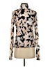 CAbi Animal Print Tan Long Sleeve Blouse Size XS - photo 1