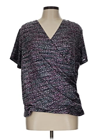Jones New York Collection Short Sleeve Blouse (view 1)