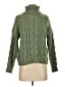 Woven Heart Green Turtleneck Sweater Size S - photo 1