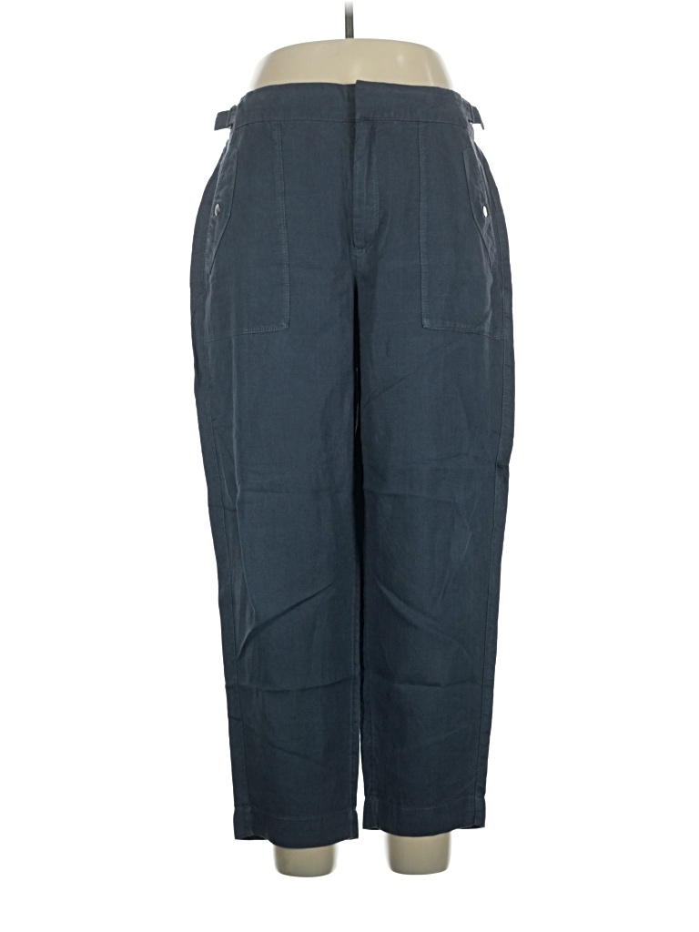 Pre-owned Athleta Linen Pants In Blue
