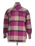 Lane Bryant 100% Cotton Plaid Purple Jacket Size 14 - 16 Plus - photo 2
