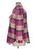 Lane Bryant 100% Cotton Plaid Purple Jacket Size 14 - 16 Plus - photo 5
