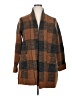 Evolution by Cyrus Plaid Brown Cardigan Size 2X - photo 1