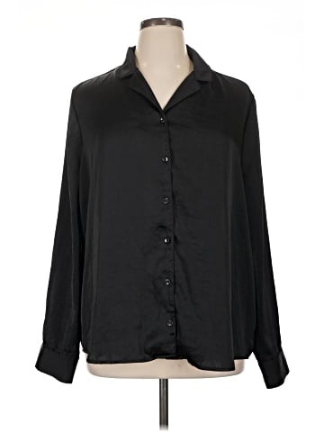 dip Long Sleeve Blouse (view 1)