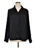 dip 100% Polyester Solid Black Long Sleeve Blouse Size XL - photo 1