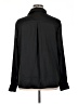 dip 100% Polyester Solid Black Long Sleeve Blouse Size XL - photo 2