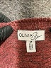 Olivia Sky Burgundy Pullover Sweater Size M - photo 7