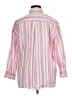 Old Navy 100% Cotton Stripes Pink Long Sleeve Button-Down Shirt Size L - photo 2