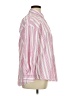Old Navy 100% Cotton Stripes Pink Long Sleeve Button-Down Shirt Size L - photo 4