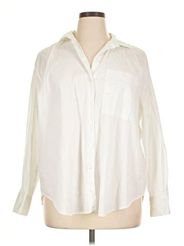 CALVIN KLEIN JEANS Long Sleeve Button-Down Shirt (view 1)