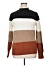 Unbranded Color Block Brown Turtleneck Sweater Size XL - photo 1