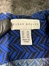 Susan Graver Chevron-herringbone Blue Long Sleeve Blouse Size 16 - photo 7