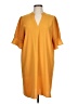 Unbranded 100% Polyester Orange Casual Dress Size L - photo 1