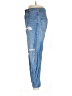 Bershka Hearts Blue Jeans Size 31 waist - photo 5