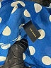 Outback Red 100% Polyester Polka Dots Blue 3/4 Sleeve Blouse Size XS - photo 8