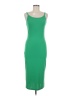 Shein Solid Green Casual Dress Size 6 - photo 1