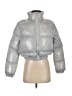Shein 100% Polyester Metallic Silver Snow Jacket Size 4 - photo 1