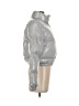 Shein 100% Polyester Metallic Silver Snow Jacket Size 4 - photo 4