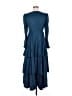 Shein 100% Polyester Blue Cocktail Dress Size 6 - photo 2