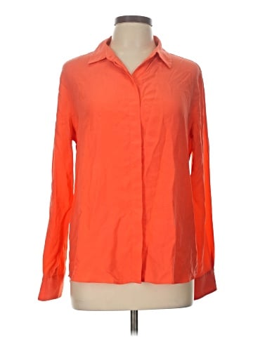 Grana Long Sleeve Silk Top (view 1)