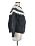 J Brand Chevron-herringbone Gray Pullover Sweater Size M - photo 4