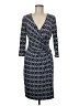 Laundry by Design Print Gray Casual Dress Size 8 - photo 1