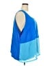 Colleen Lopez Blue Sleeveless Blouse Size 3X - photo 4