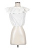 Bohemian White Sleeveless Blouse Size 2 - photo 1