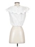 Bohemian White Sleeveless Blouse Size 2 - photo 2