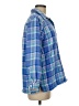 L.L.Bean 100% Cotton Plaid Blue Long Sleeve Button-Down Shirt Size M - photo 4