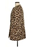 Zara Basic 100% Cotton Animal Print Gold Tan Coat Size M - photo 5