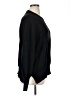 Unbranded Solid Black Pullover Sweater Size XL - photo 4