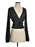 Zara Polka Dots Black Long Sleeve Blouse Size S - photo 1