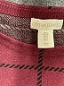Cynthia Rowley Plaid Burgundy Pullover Sweater Size S - photo 7