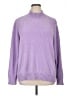 Blair 100% Polyester Solid Purple Turtleneck Sweater Size XL - photo 1