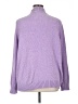 Blair 100% Polyester Solid Purple Turtleneck Sweater Size XL - photo 2