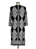 Sandra Darren Paisley Black Casual Dress Size L - photo 2