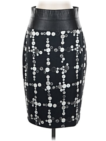 Akris Punto Faux Leather Skirt (view 1)