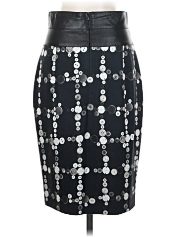 Akris Punto Faux Leather Skirt (view 2)