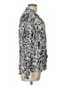 Rails Animal Print Silver Long Sleeve Blouse Size L - photo 4