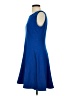 J. Peterman Solid Blue Casual Dress Size 4 - photo 5