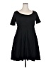 Torrid Solid Black Casual Dress Size 2X Plus (2) - photo 1